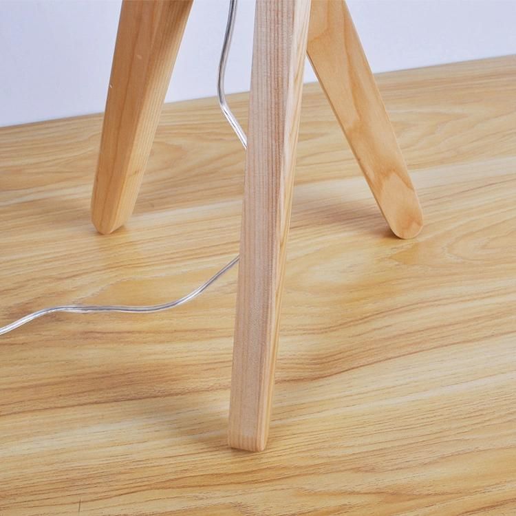 Wooden Tripod Design Floor Lamp Table Lamp Bedside Lamp