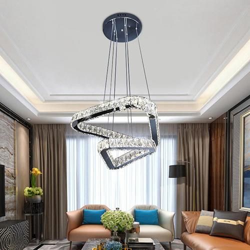 K5 Crystal Modern LED Chandeliers Light for Living Room 