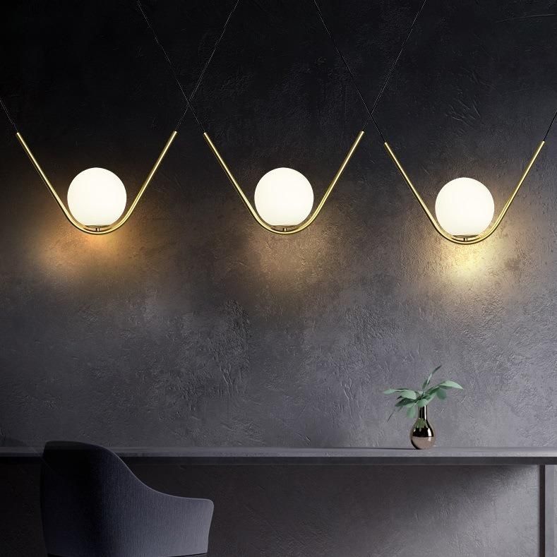 LED Pendant Light Nordic Creative Hanging Lighting Fixture Bar Table Kitchen Dining Room Art Decor Lamp (WH-GP-40)