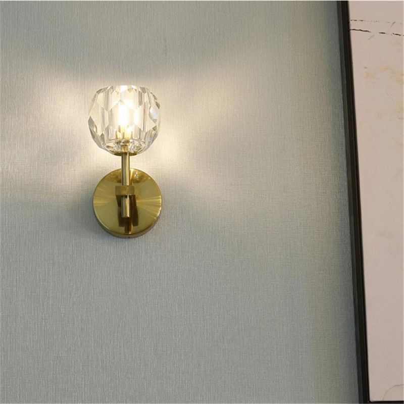 Art Deco LED Crystal Wall Sconces Mirrors Lights