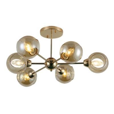 High Brightness Globe Lampshade Luxury Lighting Indoor Ceiling Light