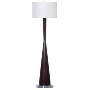 Modern Dark Walnut Floor Lamp with UL Approval