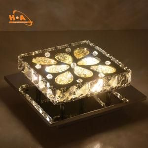 Restaurant Dining Decorating Square Modern Crystal Chandelier