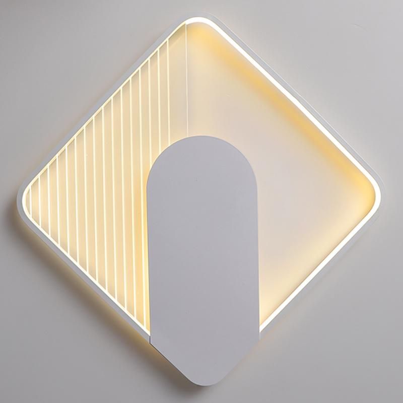Acrylic Quadrate Ceiling Lamp Creative Simple Bedroom Light Warm Livingroom LED