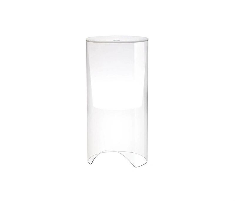 2022 New Postmodern Decor Deddsign Simple Clear Glass Cup Shape Rechargebale Wall Lamp