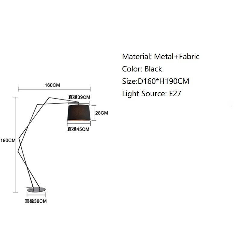 Floor Lamps for Living Room Nordic Floor Lights Sofa Lamp Minimalist Piano Lamp (WH-MFL-73)