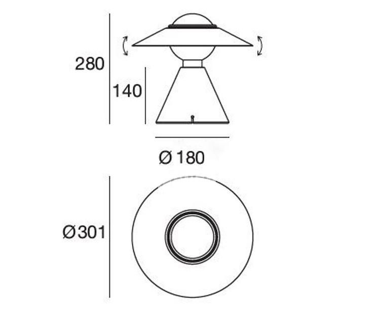 Creative Cute Hat Table Lamp Bedroom Design Sense Children′ S Room Decoration Table Lamp