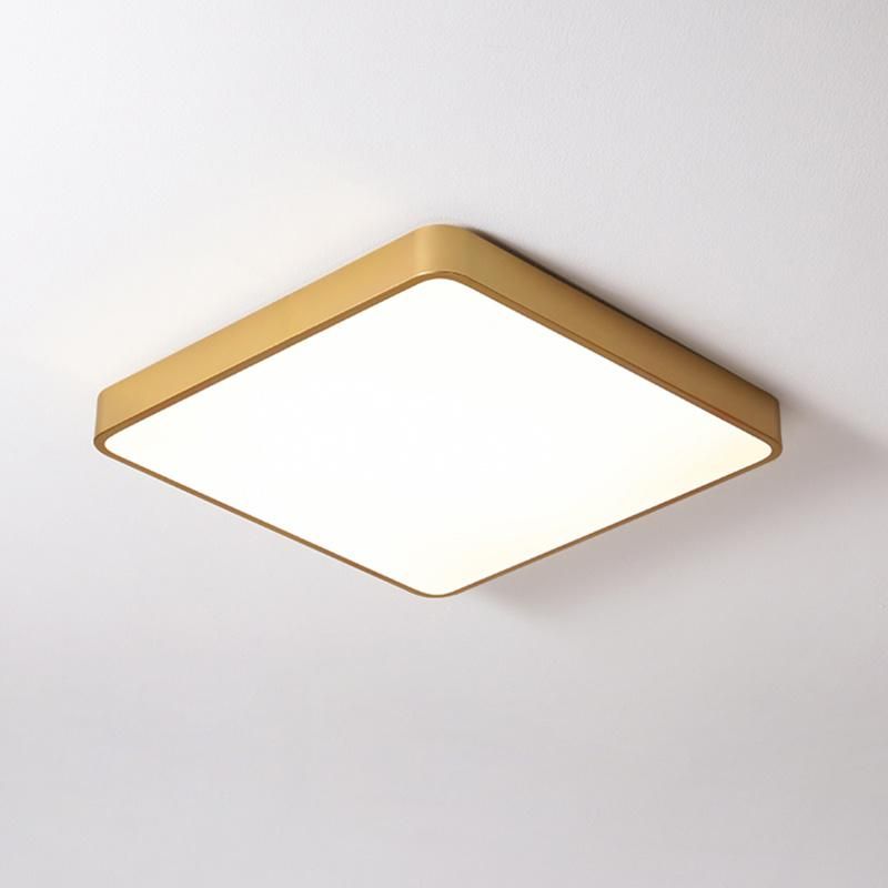 All Copper LED Ceiling Lamp Nordic Bedroom Lamp Modern Balcony Lamp