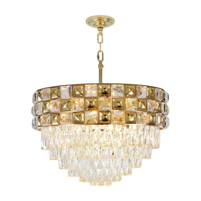 LED Crystal Hanging Lights Modern Chandeliers Light Chandelier Ceiling Lighting Indoor Pendant Lamp Home Lamps