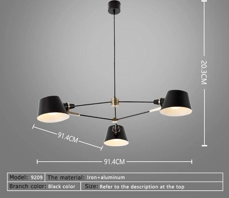 Modern Edison Bulb Lamp Decoration Interior Pendant Lighting Chandelier