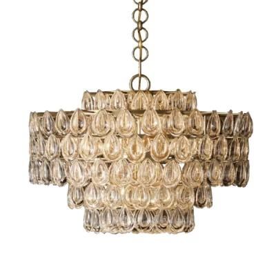 Modern Glass Decorate Wedding Pendant Light Restaurant Lighting LED Chandelier