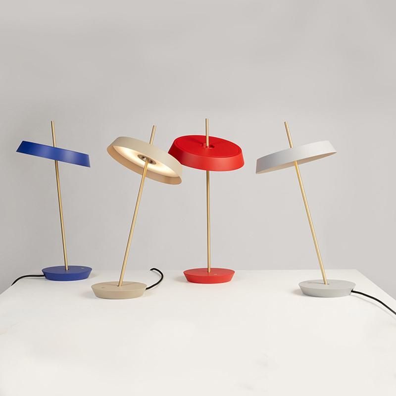 Simple Concise Style Table Lamp Nightstand Lamps Colorful Reading Light