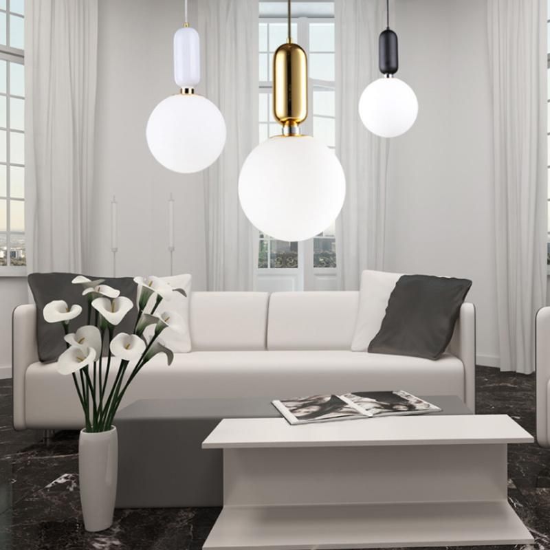 Designer Glass Pendant Lights Ball Shape for Indoor Home Lighting (WH-GP-14)