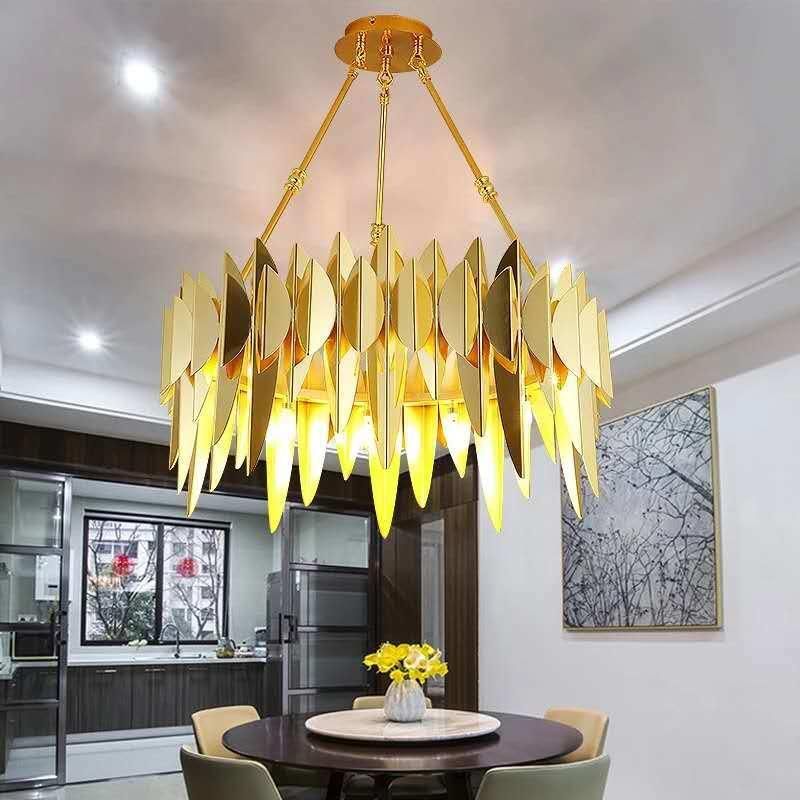 Modern Gold Suspension Lighting Black Color for Indoor Home Lighting Fixtures (WH-AP-91)