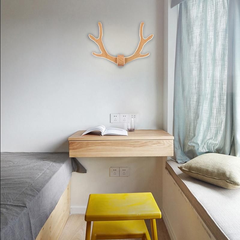 Antler Wall Lamp Bedroom Bedhead Modern Simple Corridor Staircase Lamp Creative LED Light
