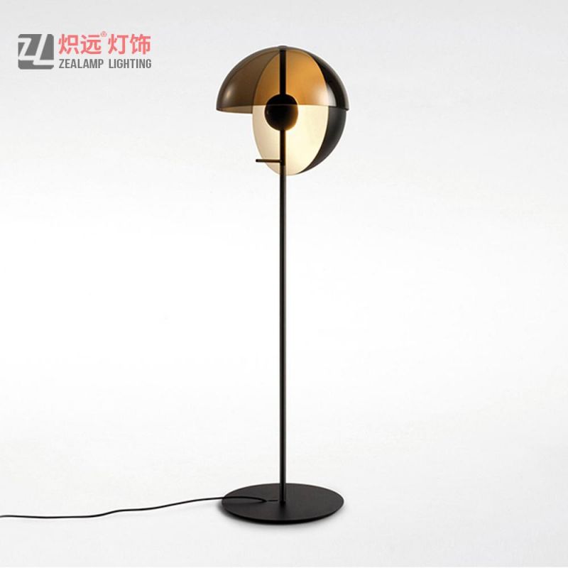 Modern Decorative Office Glass Floor Standing Lamp for Hotel