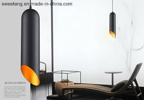 Aluminium Pendant Lamp Indoor Light 6 Colors Hanging Lantern Lights Black and Gold Pendant Light