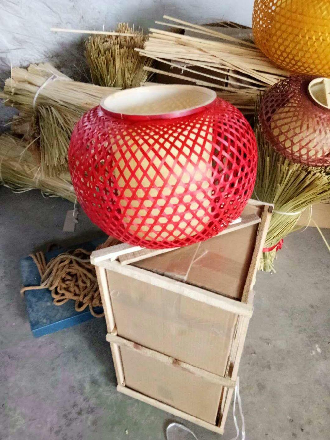 Swag Lamp Bamboo Ceiling Lantern