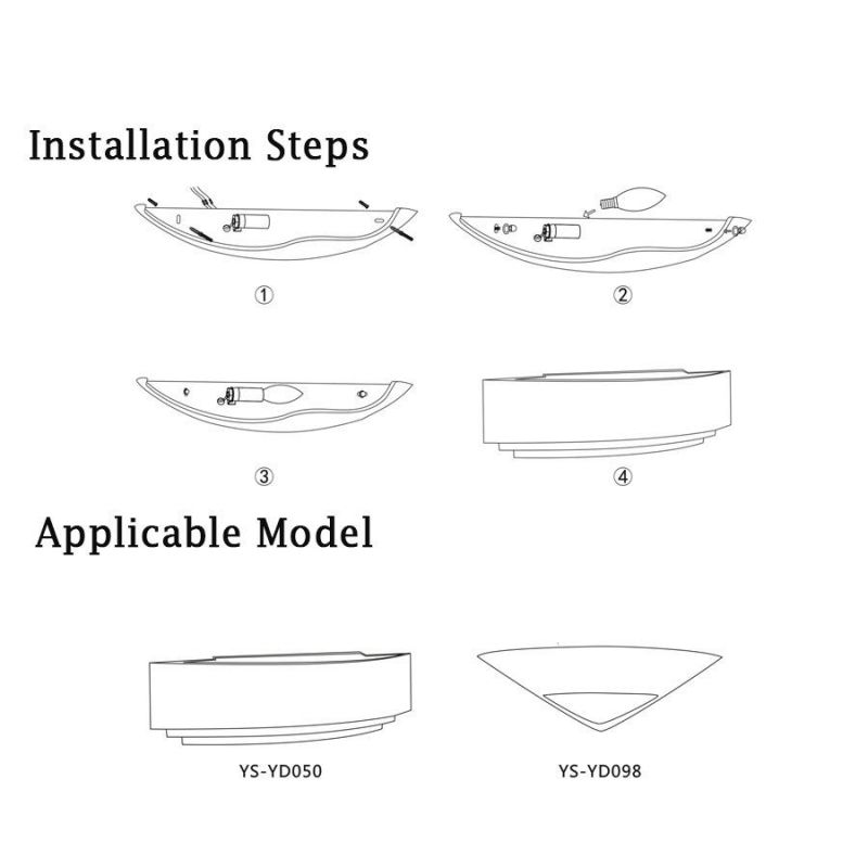Upscale Shell Type Wall Light Factory Direct Sales Bedside Lighting Fixture