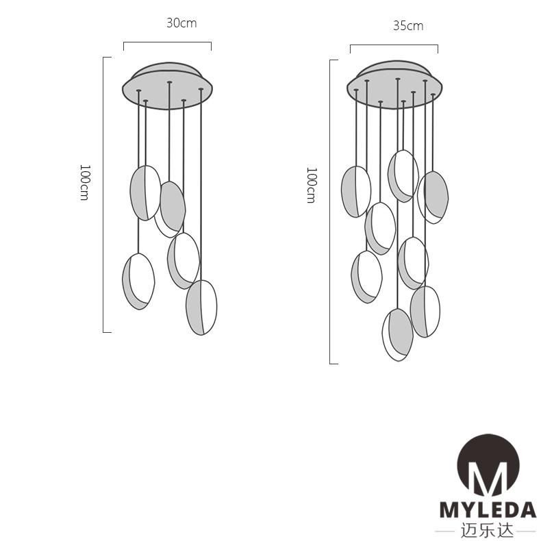 Modern Pendant Light Contemporary LED Chandelier Pendant Lamp