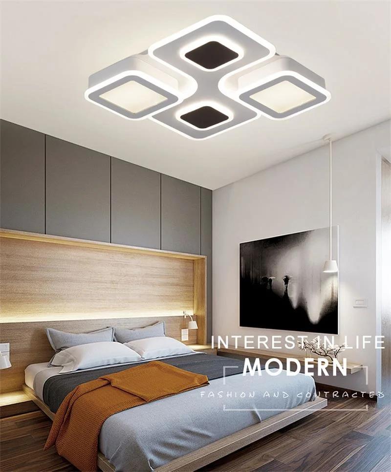 LED Indoor Hotel Iron Metal Chrome Modern Glass Ceiling Light