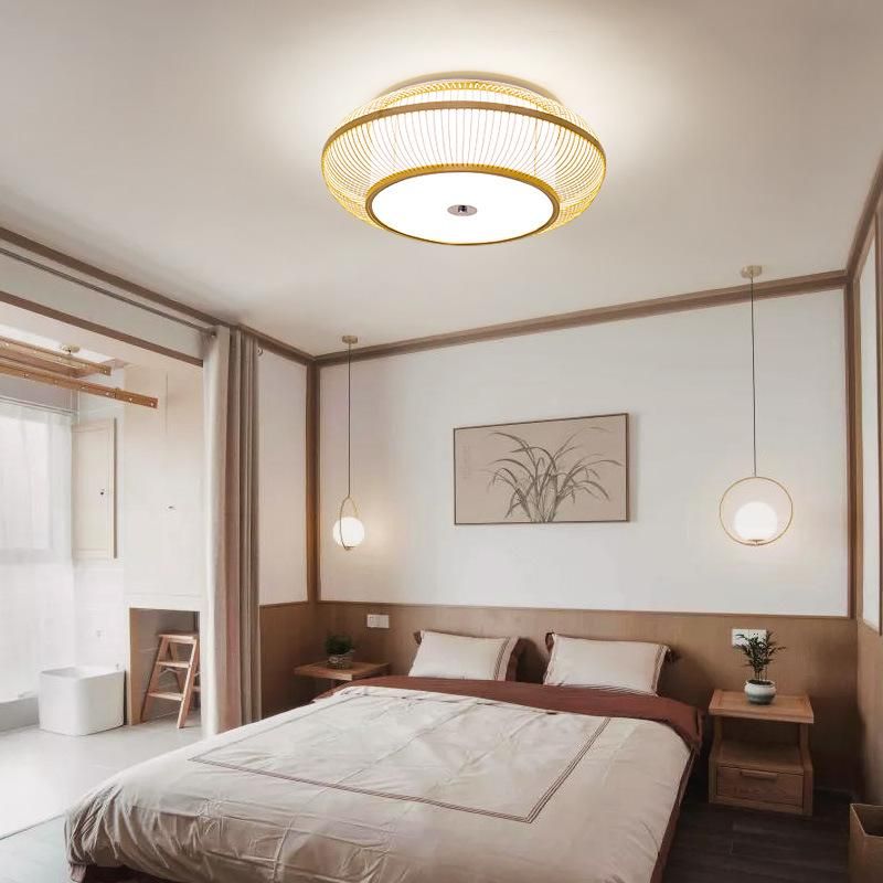 Asia Bamboo Ceiling Light Chinese Style Hanging Ceiling Lamp (WH-WA-41)