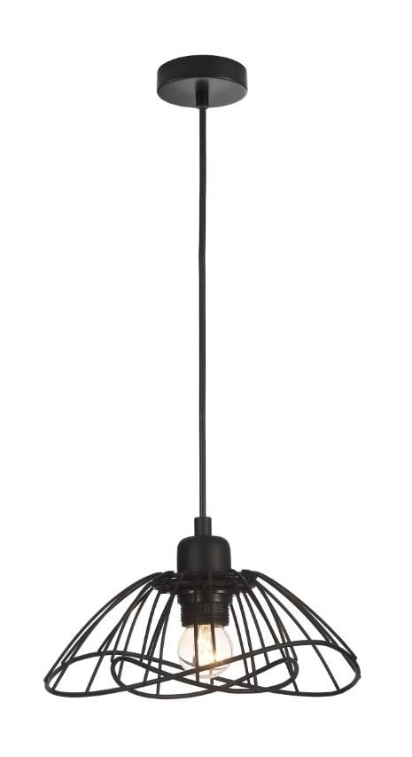 New Modern Simple Black Iron Home Decoration Pendant Light (DKH018-1BK)