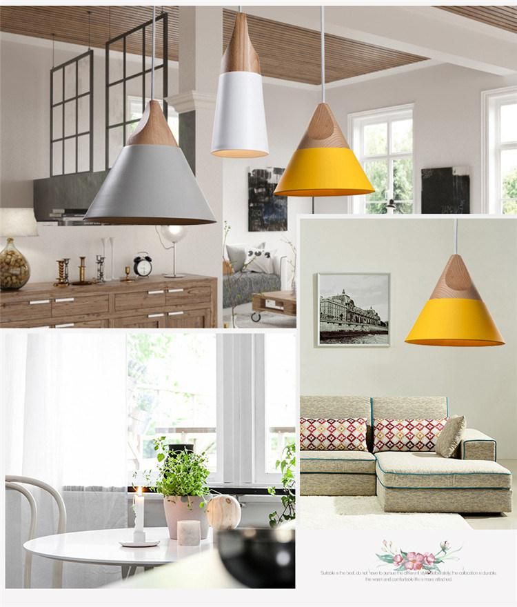 Modern Decorative Hanging Pendant Light Wood Fancy Pendant Lighting