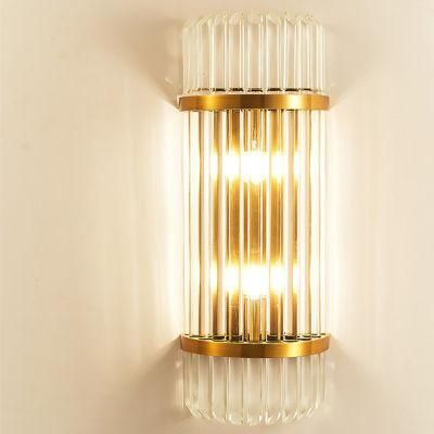 Modern Black Crystal Wall Light LED Bathroom Lamp Bedside Wall Sconce Lamp (WH-OR-151)