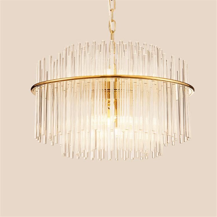 Hotel Livingroom Modern Large Luxury LED Lamp Pendant Crystal Chandelier Lighting