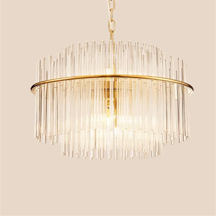 Hotel Livingroom Modern Large Luxury LED Lamp Pendant Crystal Chandelier Lighting