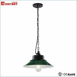 Industrial Green Metal Office Decoration Pendant Chandelier Lighting