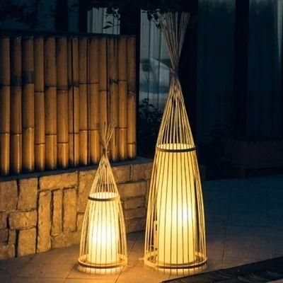 Chinese Bamboo LED Floor Lamps Standing LED Floor Lamps for Living Room Decorative Floor Lamp (WH-WFL-03)