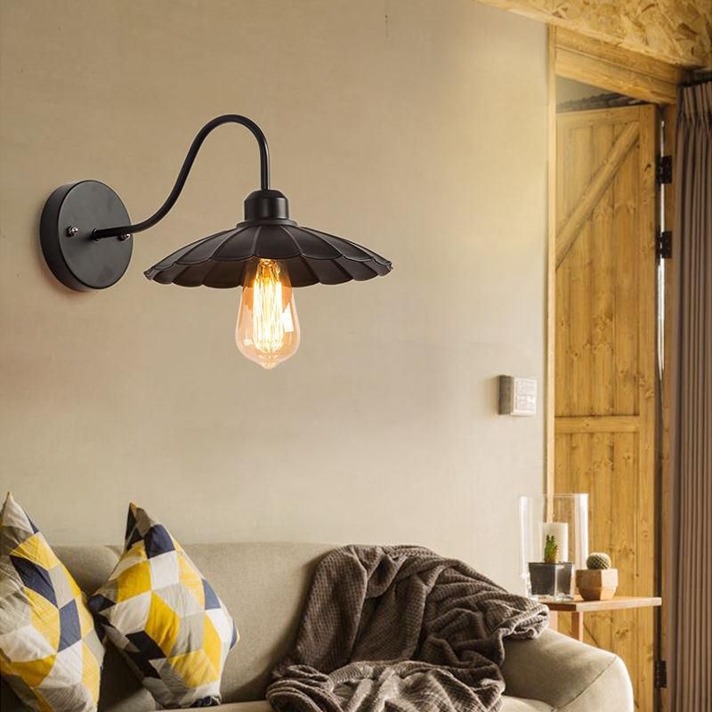 Retro Industrial Vintage Ceiling Wind Pot Cover Wall Lamp and Wall Light Lamp Wbb15938