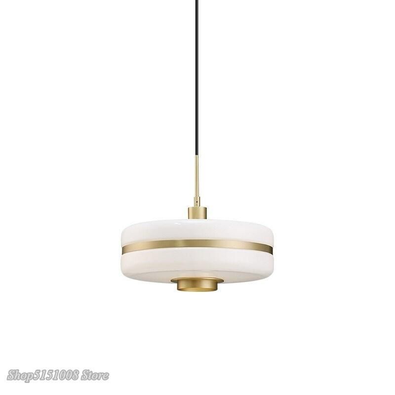 Modern Glass Pendant Lights Nordic LED Kitchen Lamps Living Room Circular Industrial Home Pendant Lamp (WH-AP-113)