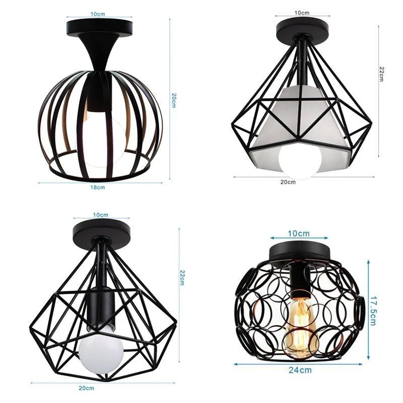 Nordic Modern LED Lighting Industrial Retro Ceiling Light