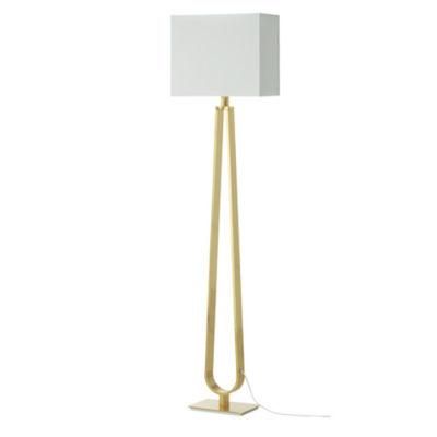 Modern Fabric Shade Bedside Standing Floor Lamp Lamps for Hotel Bedroom Living Room