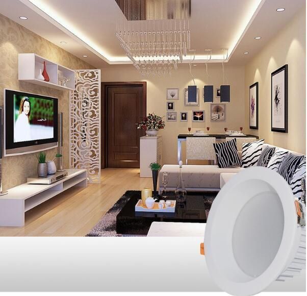 24W COB LED Recessed Ceiling Down Light Anti Glare Recessed