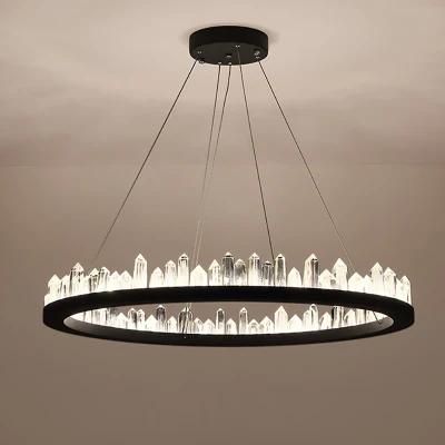 Nordic Chandelier Living Room Modern Bedroom Dining Room Crystal Pendant Lamp