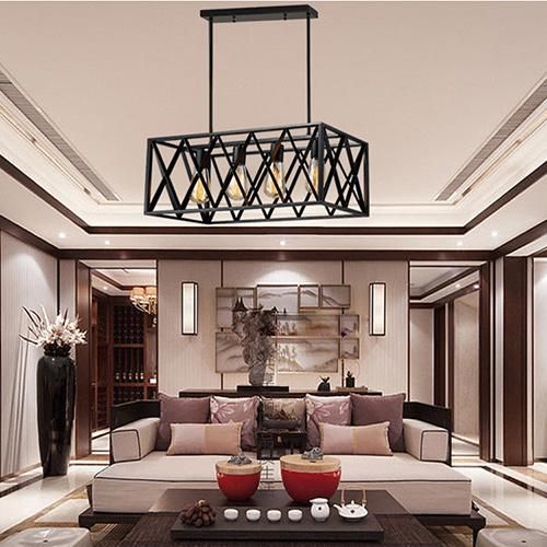 Modern Chandelier for Industrial Lighting Aluminium Hanging Light for House Decoration