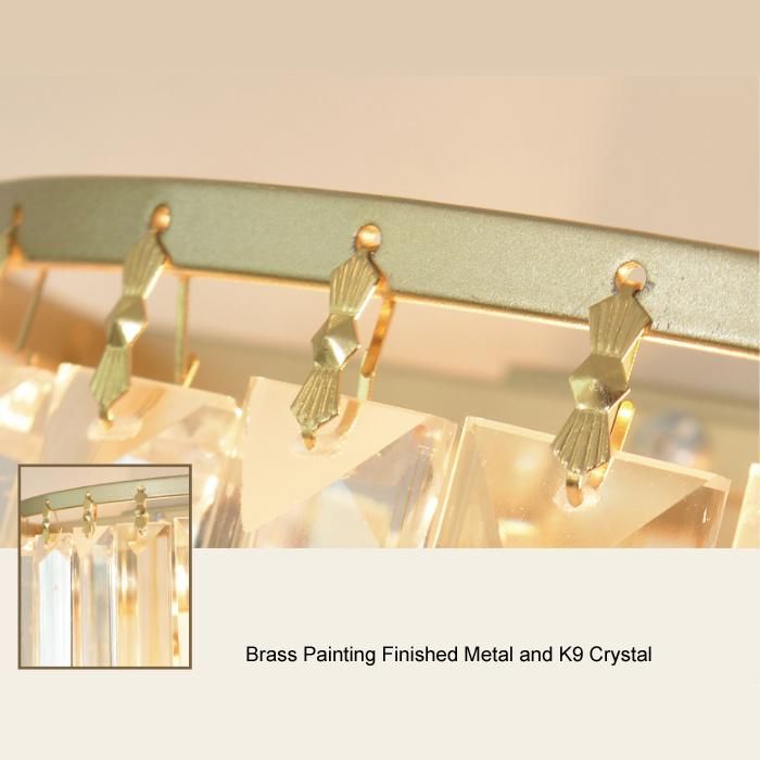 Luxury Post Modern Crystal Sconce Wall Light for Hotel and Living Room, Corridor