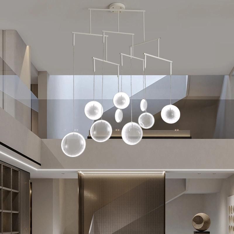 Art Decor Nordic Designer Convex Lens Glass LED Pendant Lights (WH-GP-88)