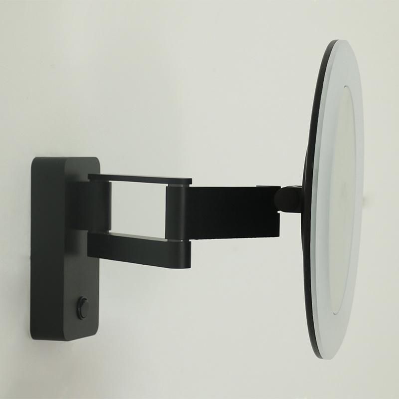 Mirror with Frosted Trimming Wall Lamp