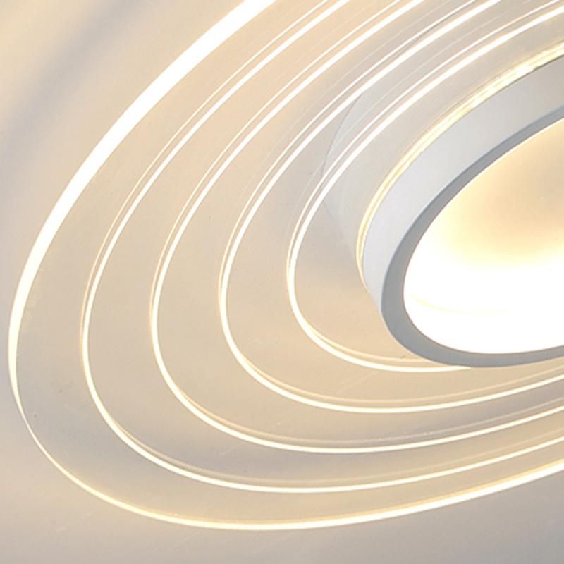 Round Acrylic Ceiling Light Romatic Bedroom Lamp Modern Livingroom Lamp LED