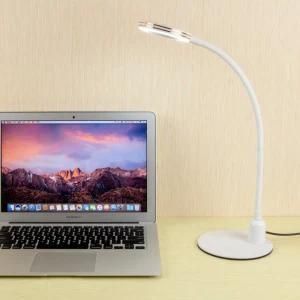 Metal Table Desk Lamp Indoor LED Night Lighting for College