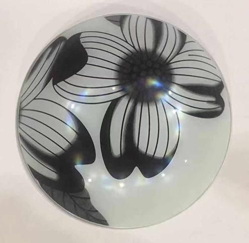 Decorative Round Glass Lamp Ceiling Light for Bedroom Sitting Room Lighting