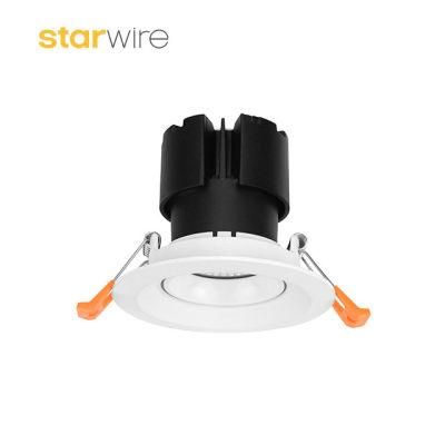 Tiltable LED Downlight Recessed Mounted with 70-90mm Range Cut Hole