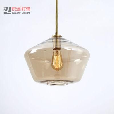 Luxury Glass Bowl Pendant Lamp for Living Room Coffee ((ZLA056P-L)