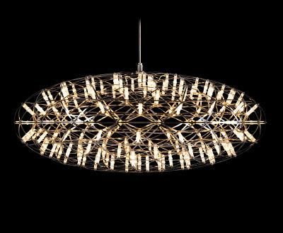 LED Fixtures Luminaires Flower Branches Heracleum Pendant Suspended Sphere Living Room Dining Hallway Lobby Bar Hotel Hanging Light Chandelier