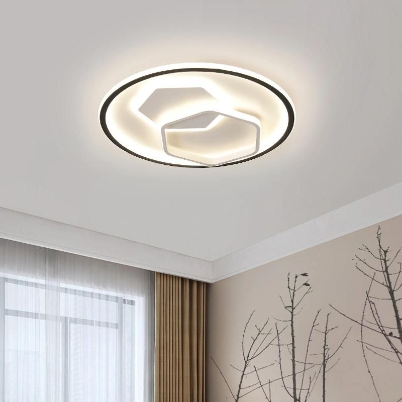 Simple Modern Ceiling Light LED Bedroom Light Circular Study Dining Room Lamp